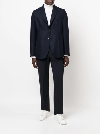 Brioni single-breasted fitted blazer outlook