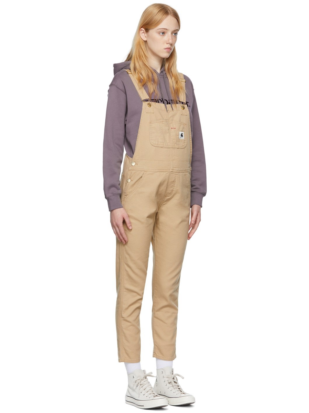 Brown Cotton Overalls - 2