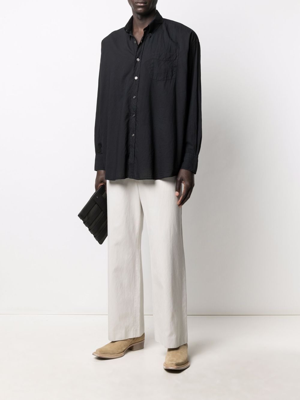 button-down cotton shirt - 2