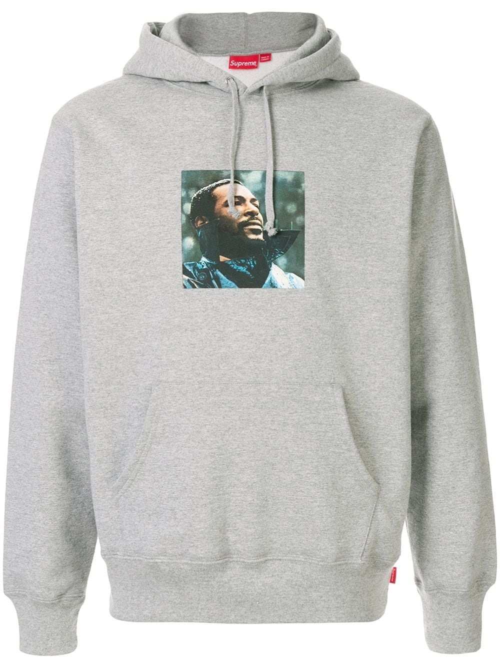 Marvin Gaye print hoodie - 1