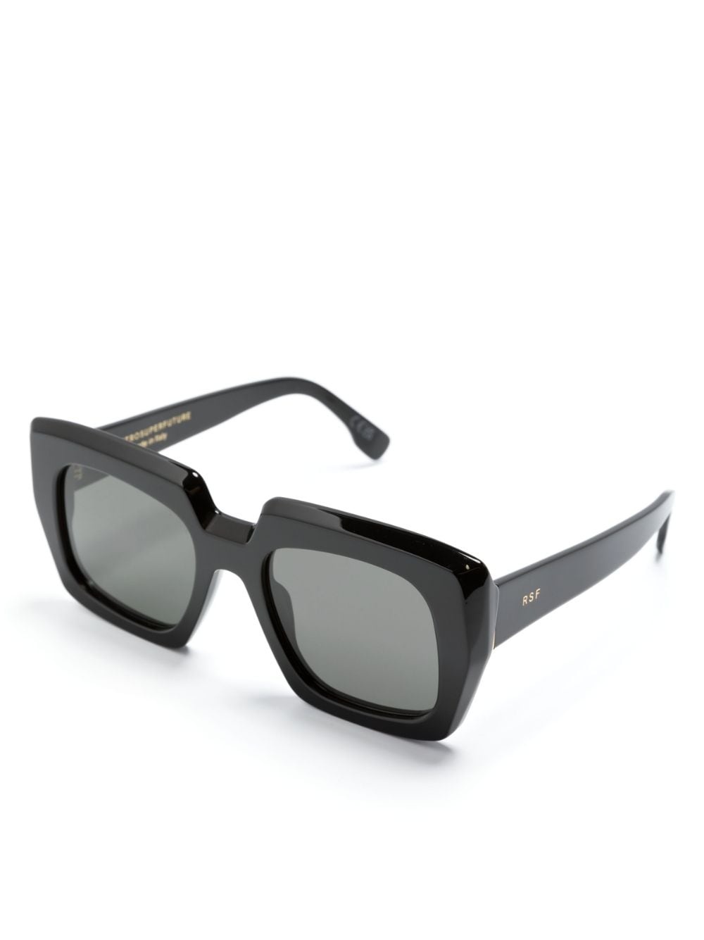 logo-print square-frame sunglasses - 2
