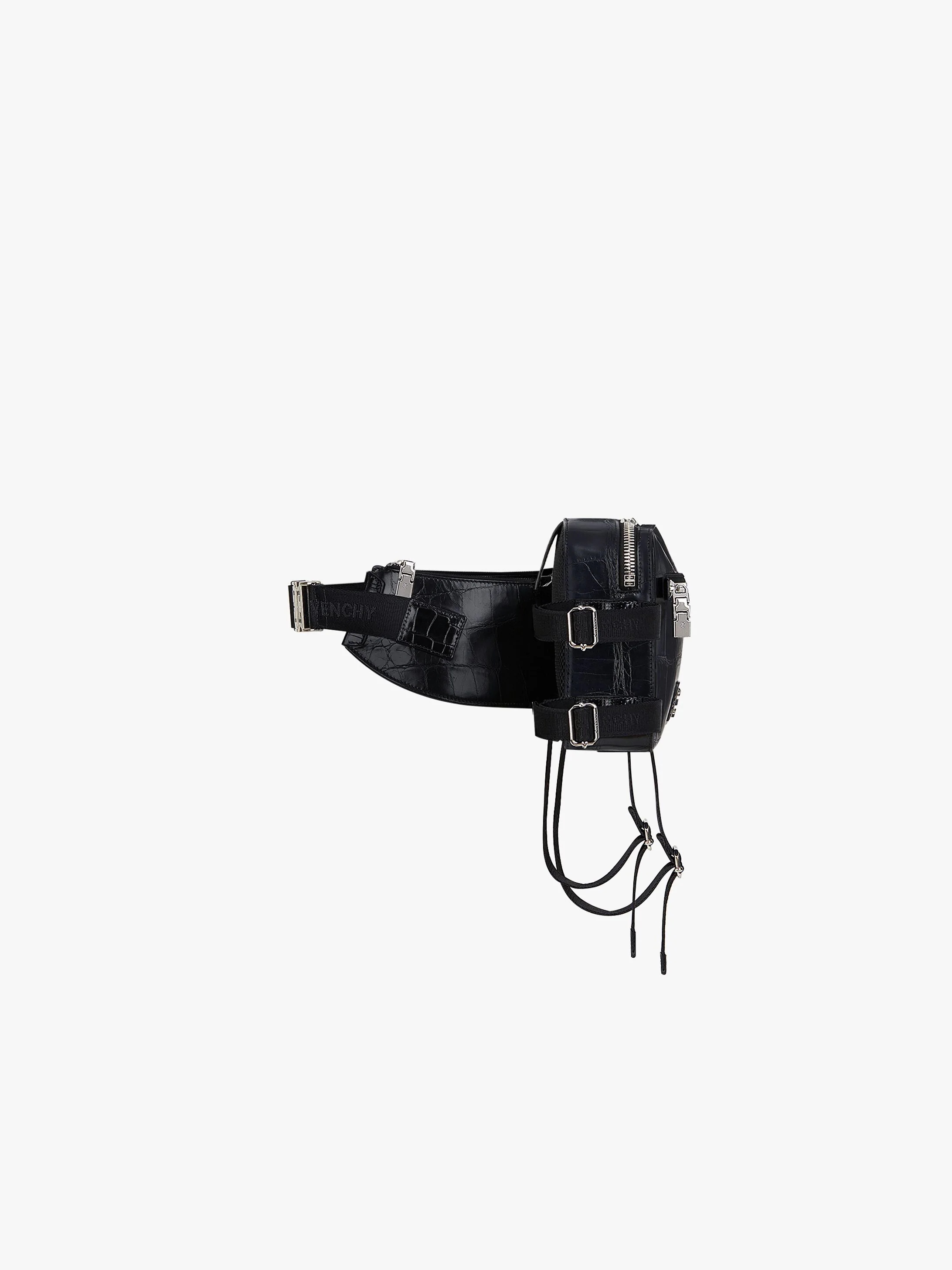 VENTURE BUM BAG IN CROCODILE EFFECT LEATHER - 5