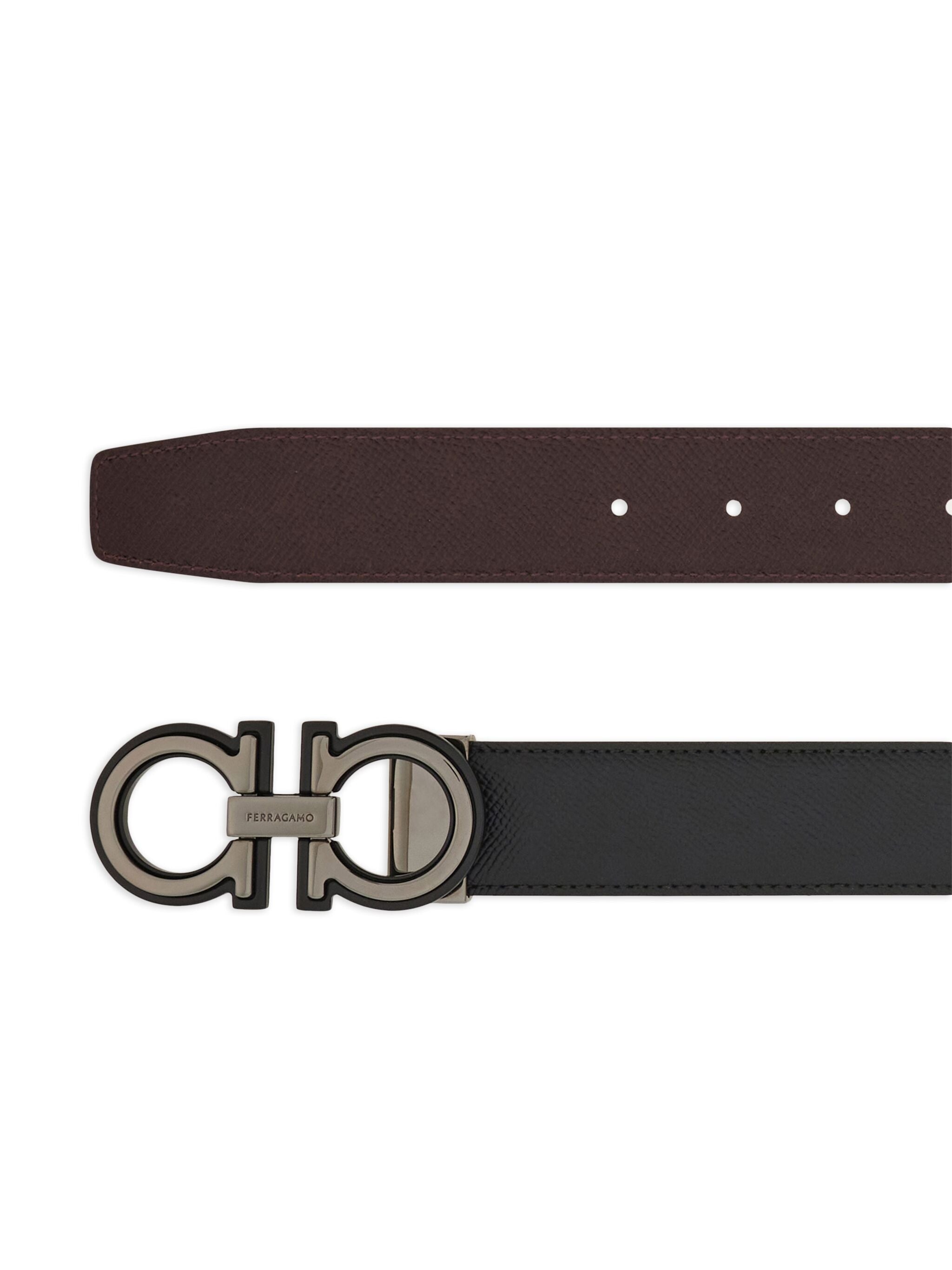 Reversible Leather Belt - 3