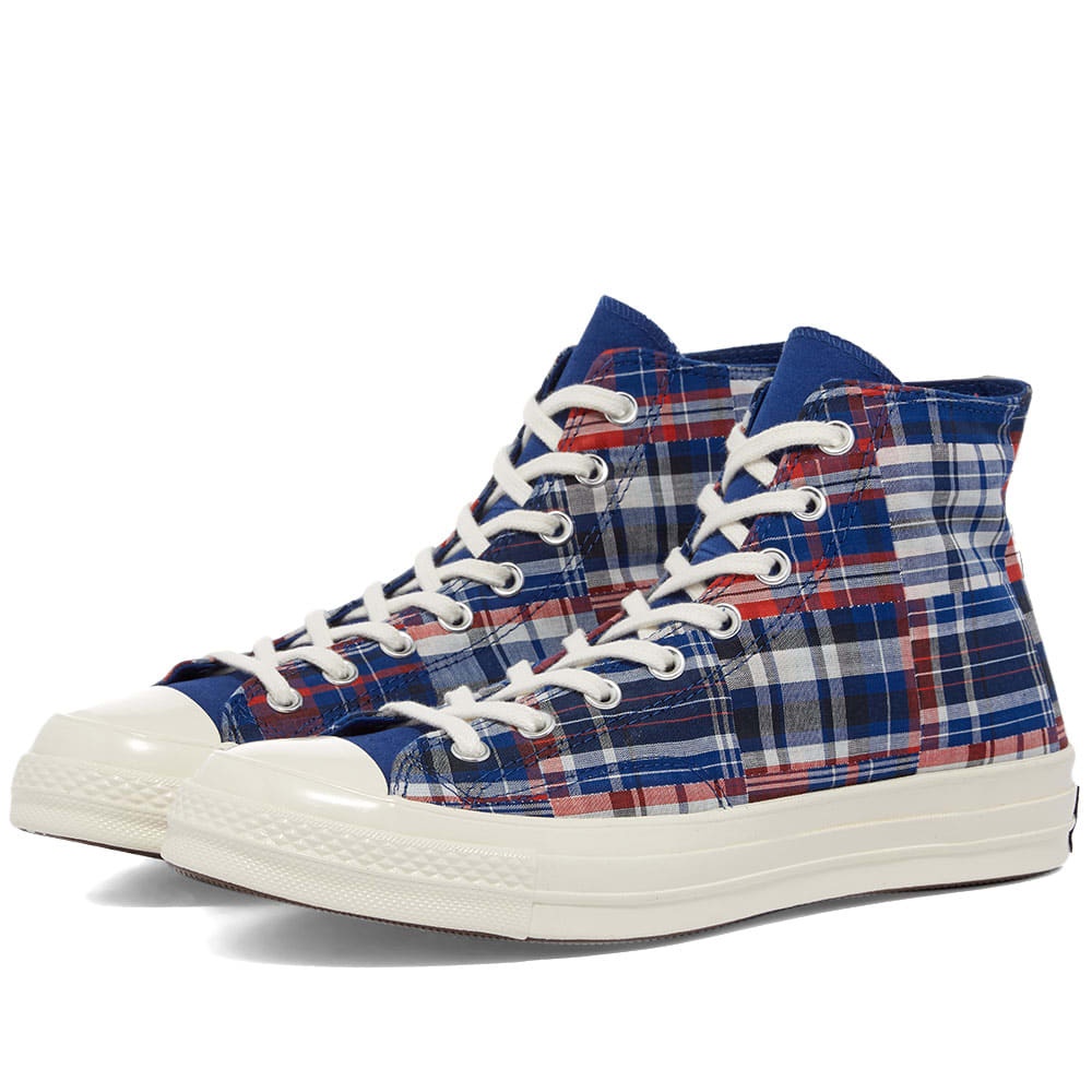 Converse Chuck Taylor 1970s Madras Check Hi - 1