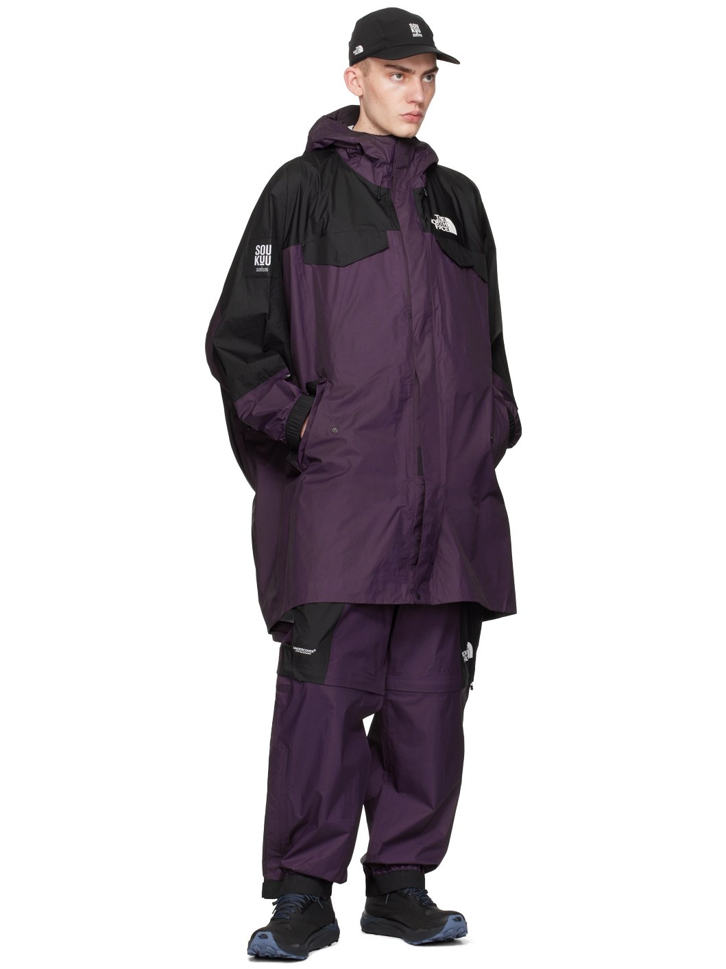 Purple & Black The North Face Edition Hike Jacket - 4