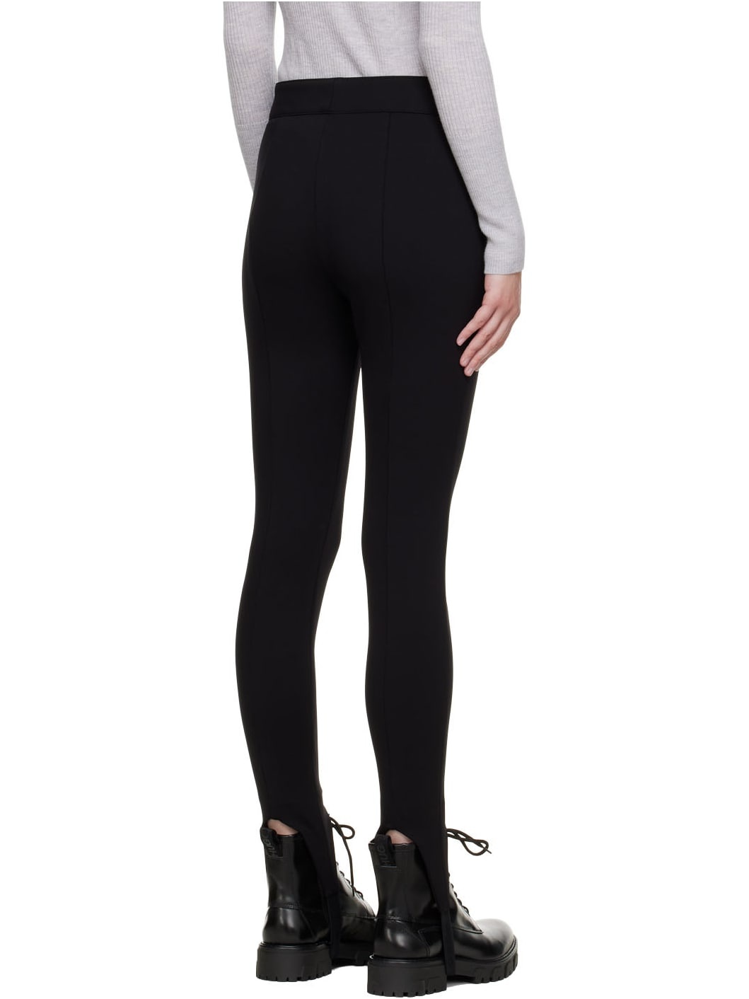 Black Nylon Leggings - 3