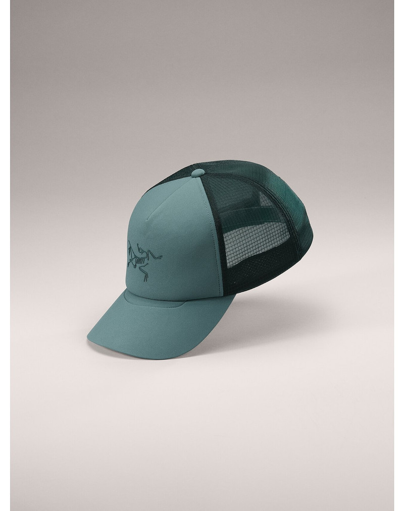 Bird Curved Brim Trucker Hat 1