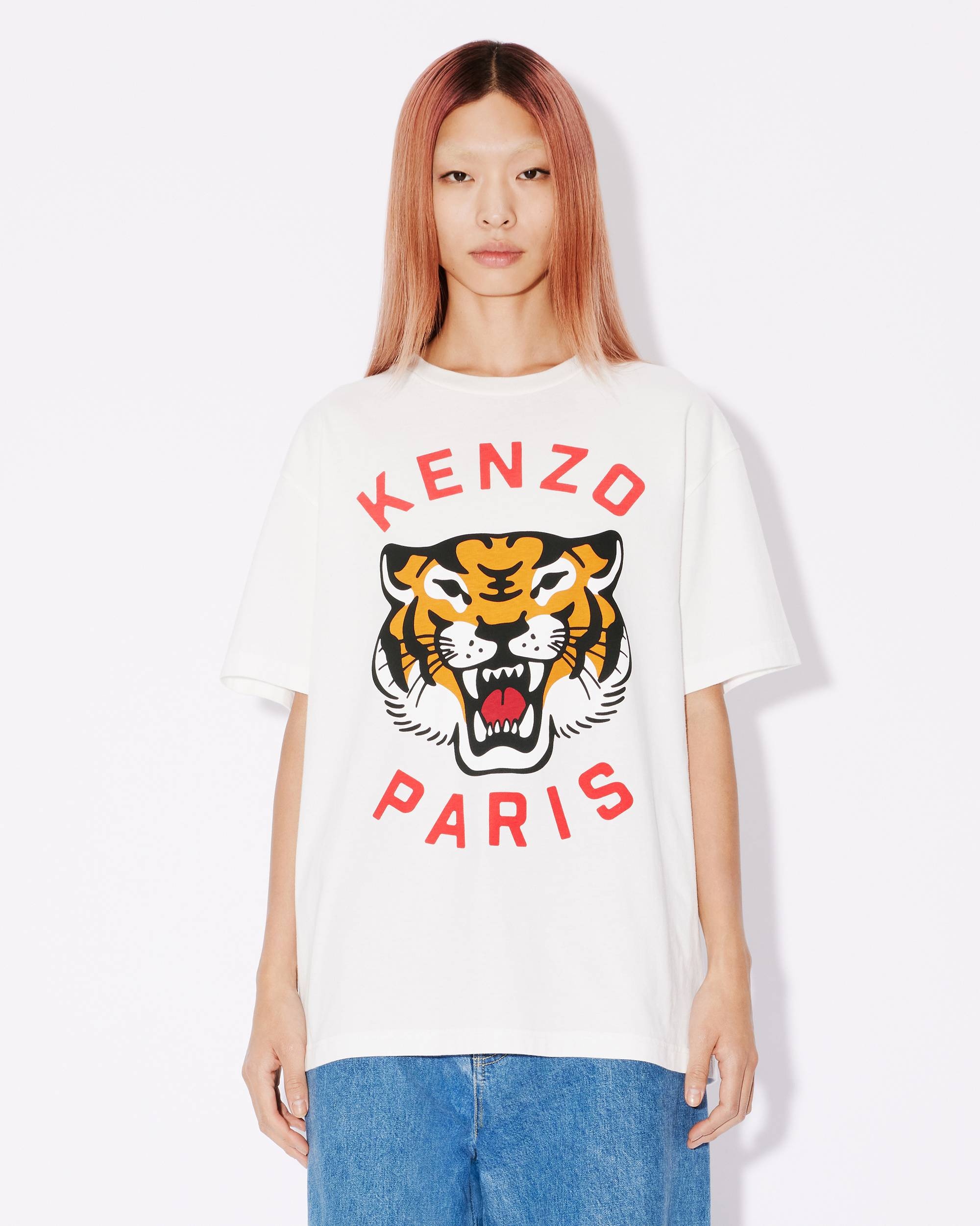 'KENZO Lucky Tiger' oversized genderless T-shirt - 3