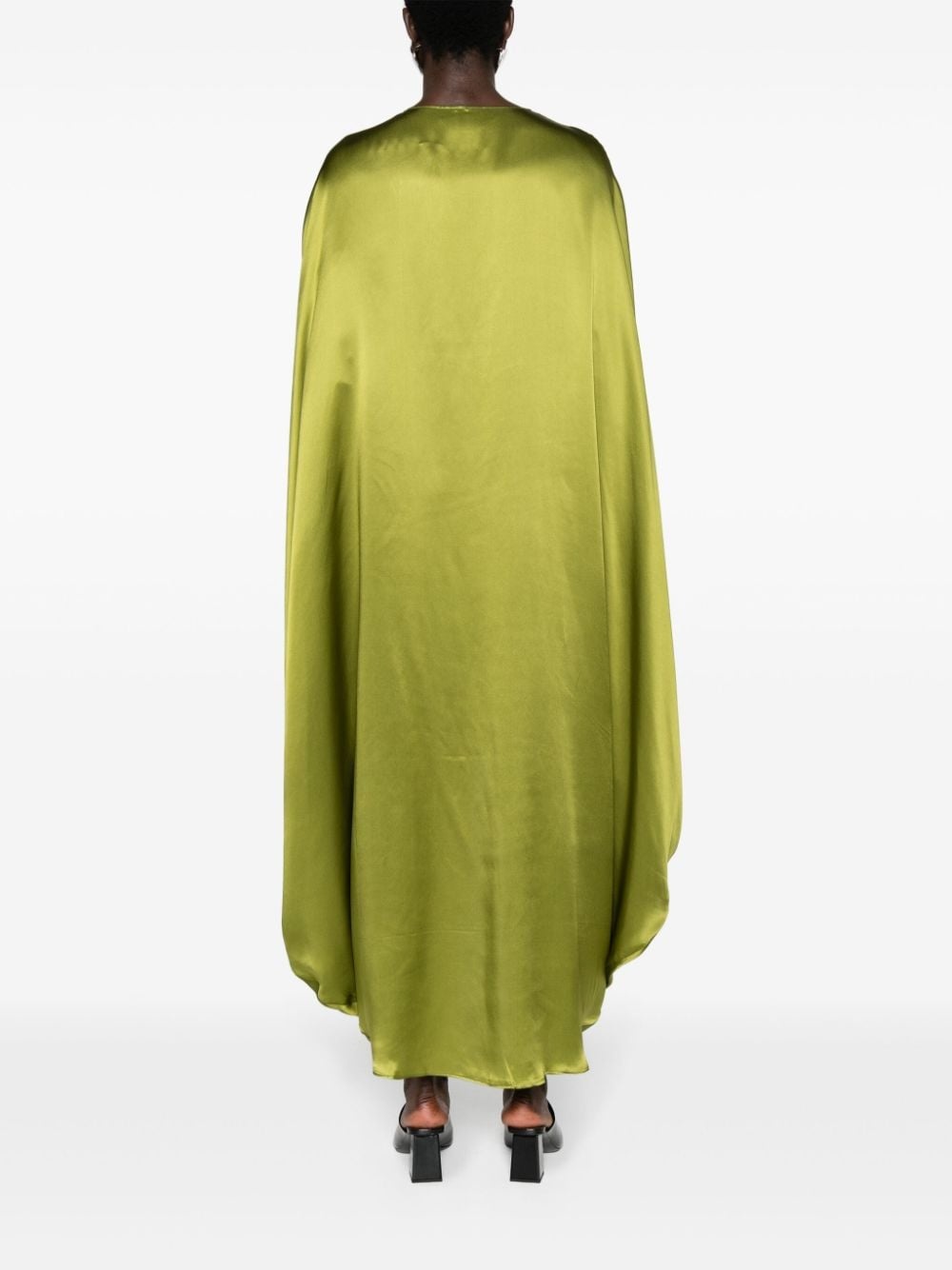Azores knotted silk kaftan - 4