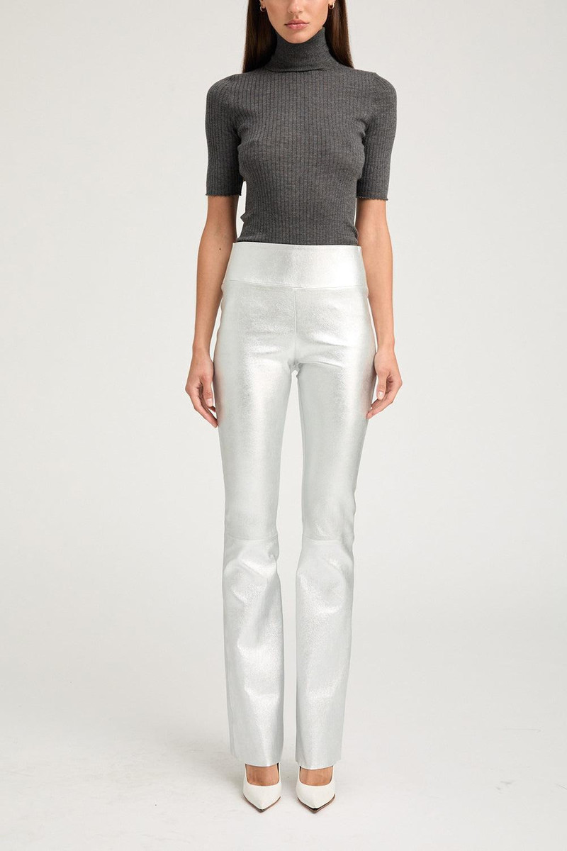 SPRWMN Micro Flare Pant - Silver outlook