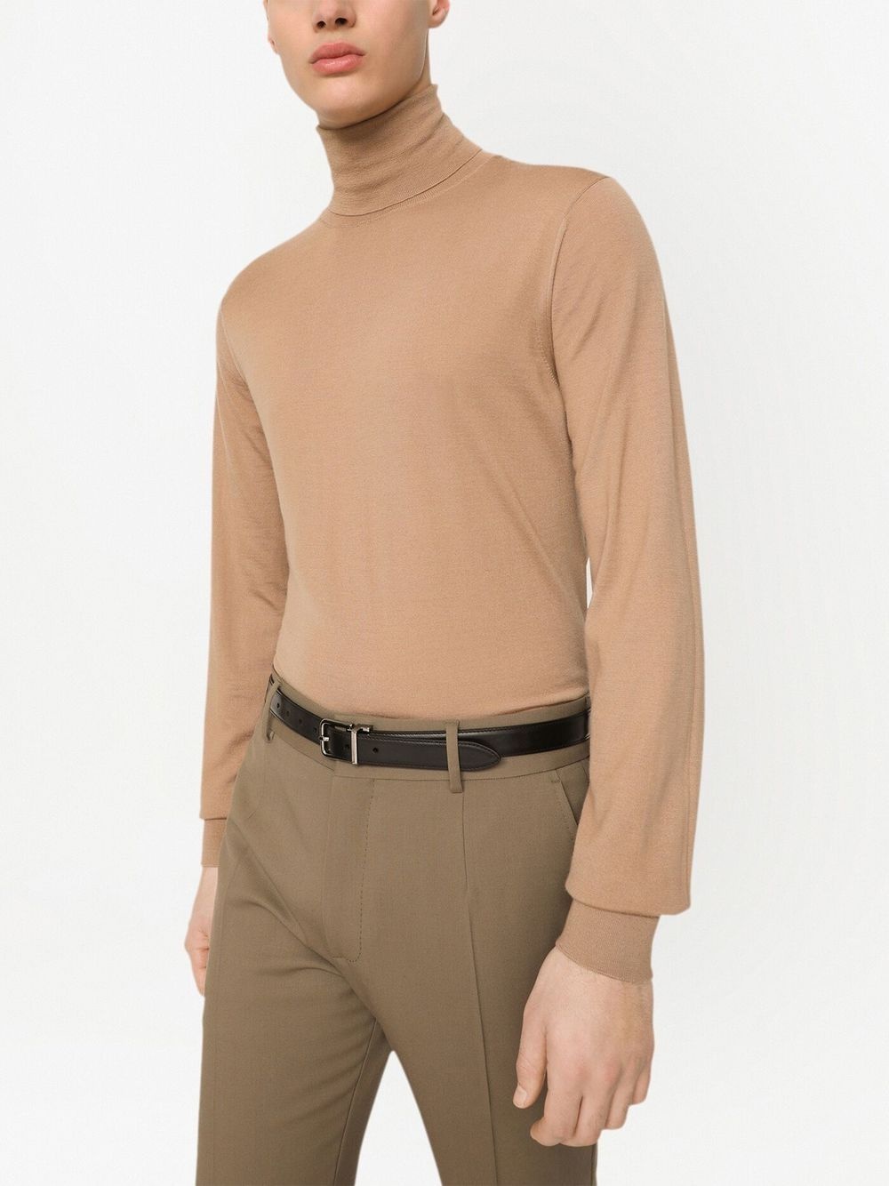 cashmere-silk roll-neck jumper - 5