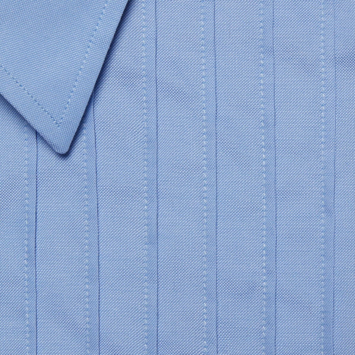 Oxford cotton shirt with pleats - 6