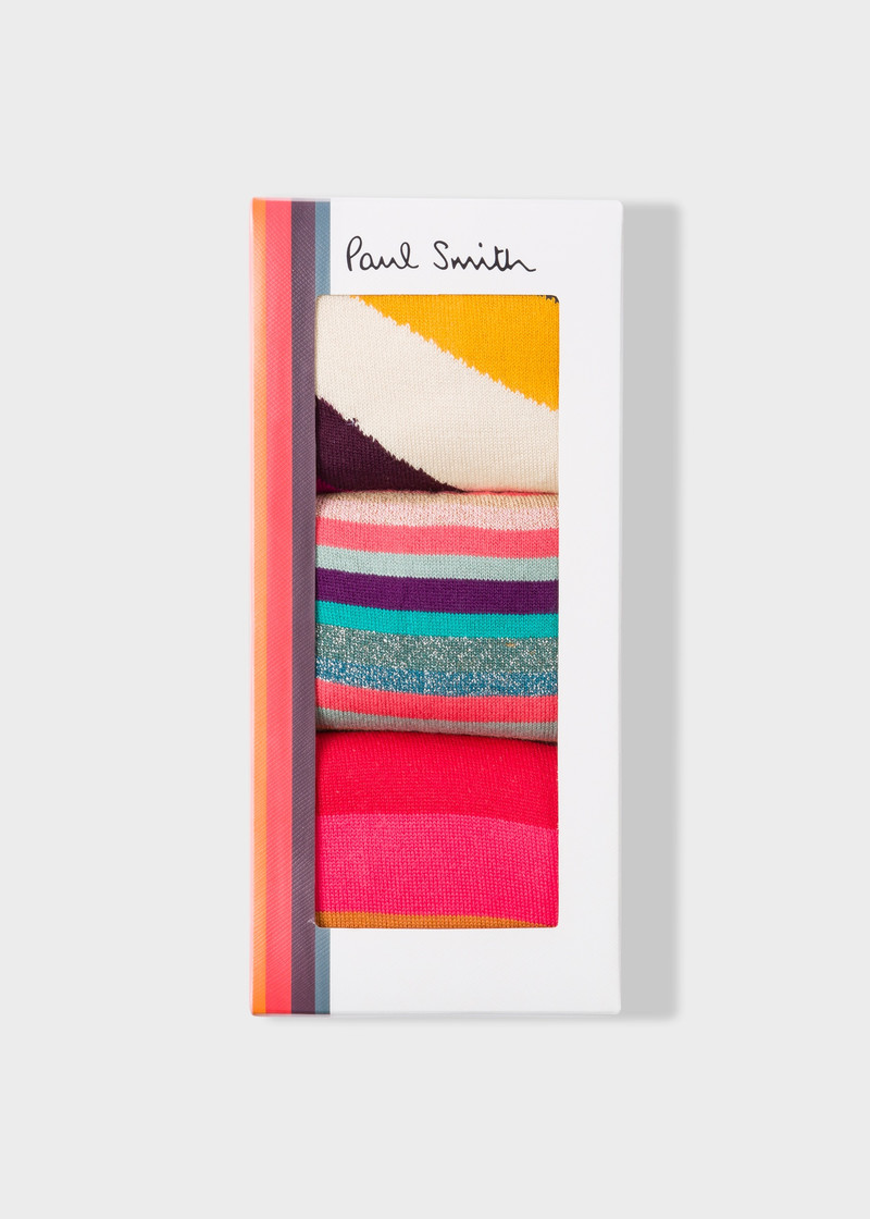 Paul Smith Mixed Stripe Socks Three Pack outlook
