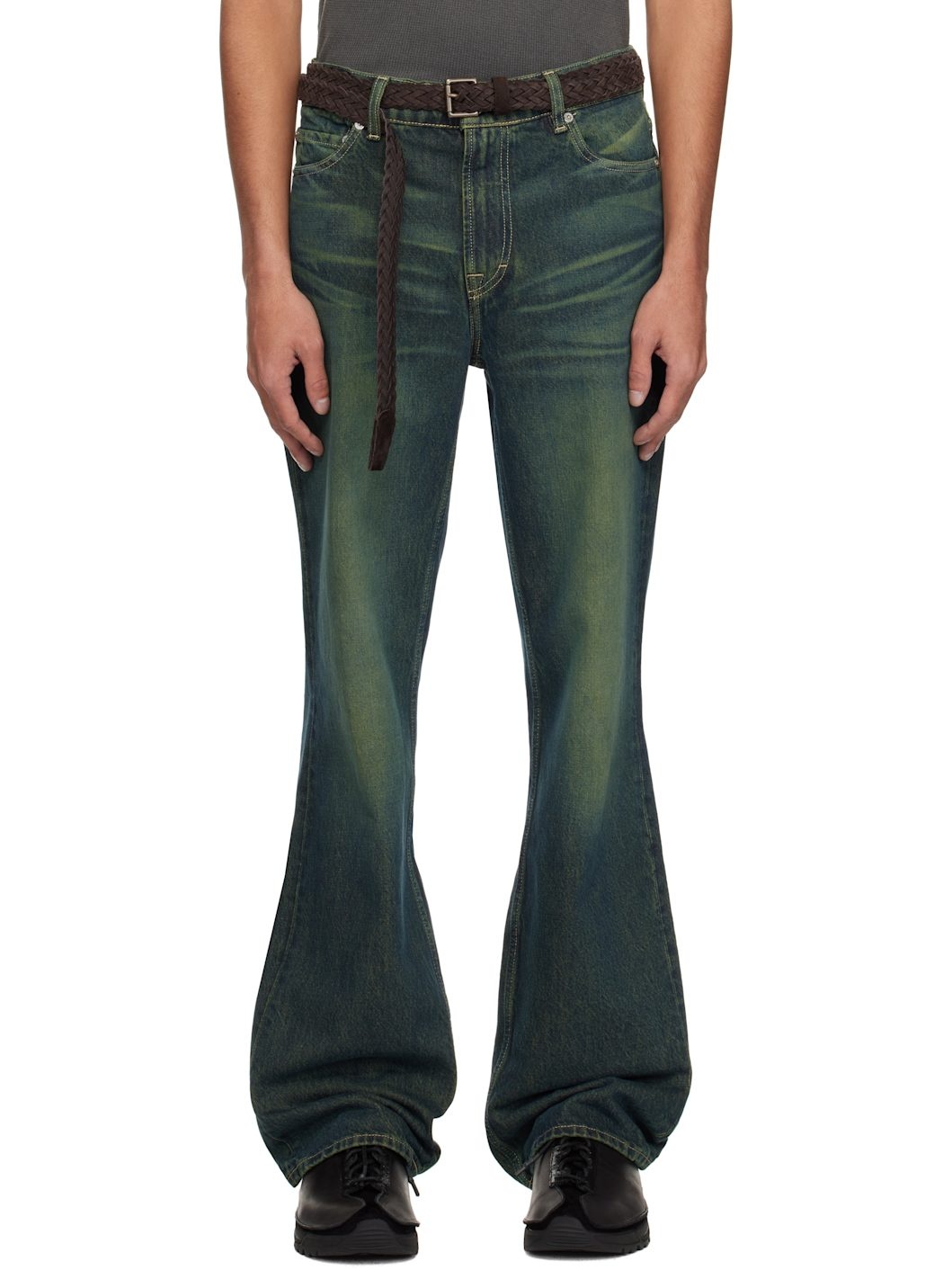 Blue 70s Cut Jeans - 1