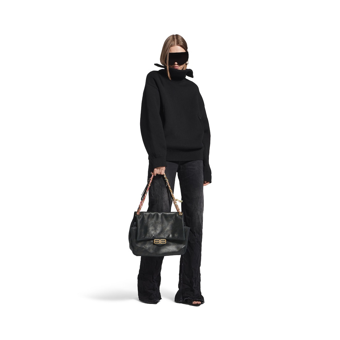 Women's Darling Chain Bag Medium in Black - 6