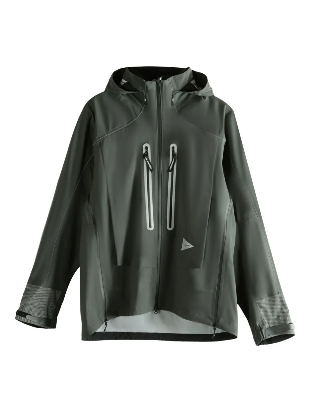 zip-fastening hooded jacket - 1