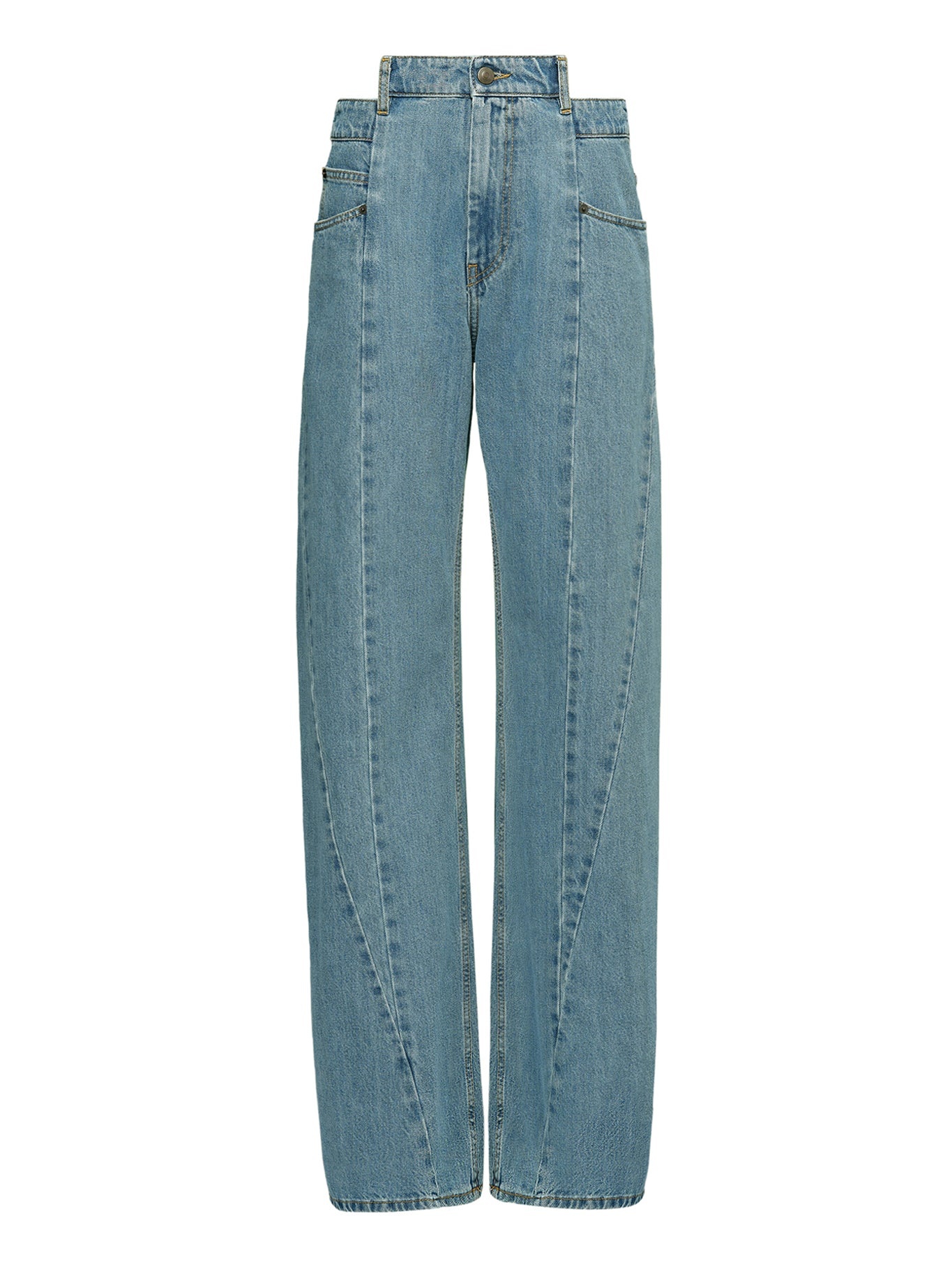 DENIM JEANS WITH CUT-OUT DETAIL - 2