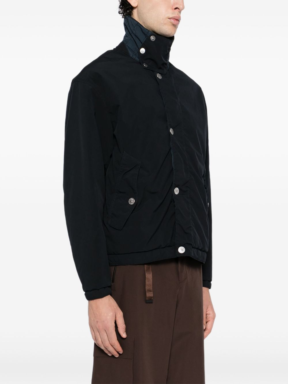logo-patch jacket - 3