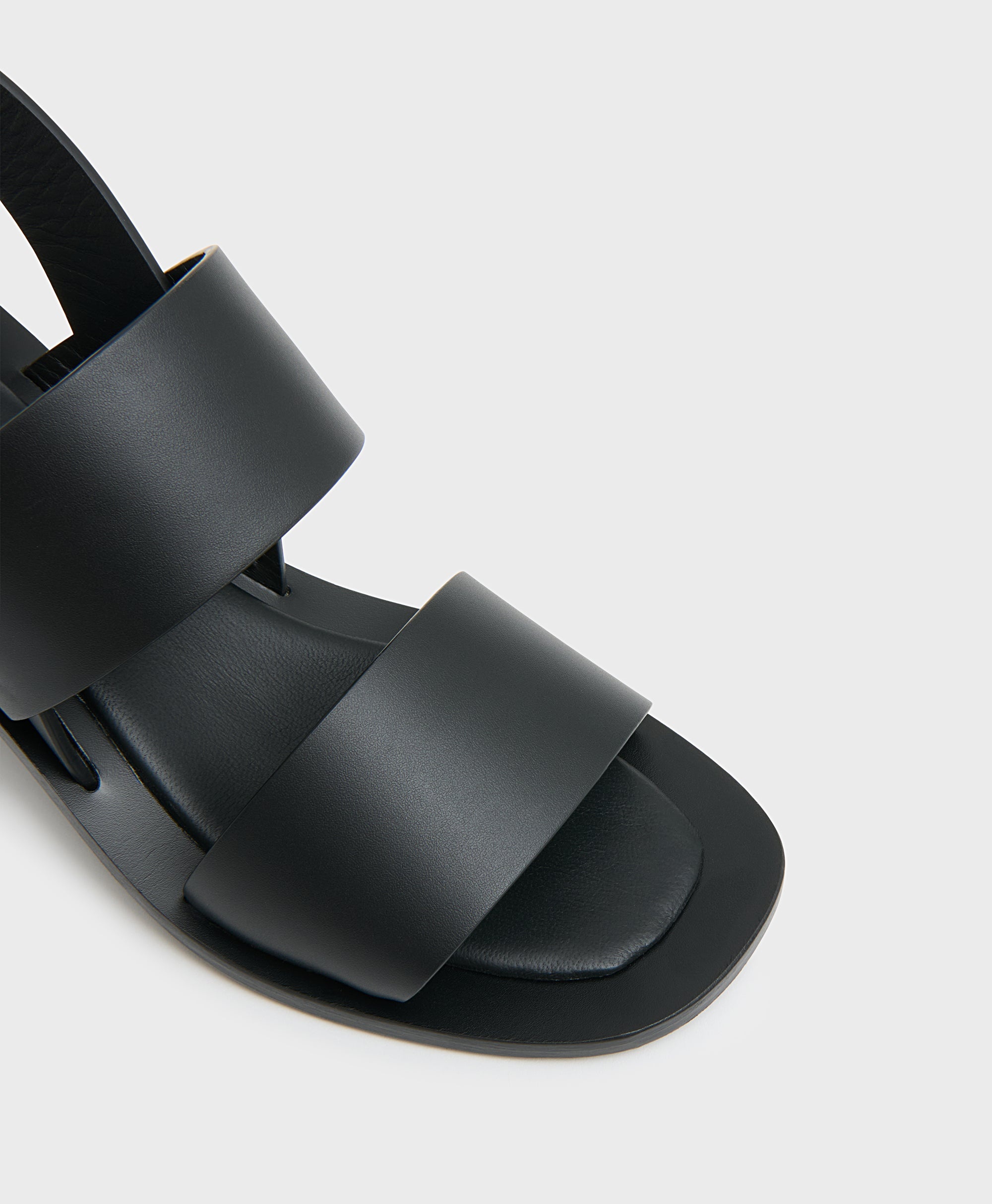 DOUBLE STRAP HEELED SANDAL - 3