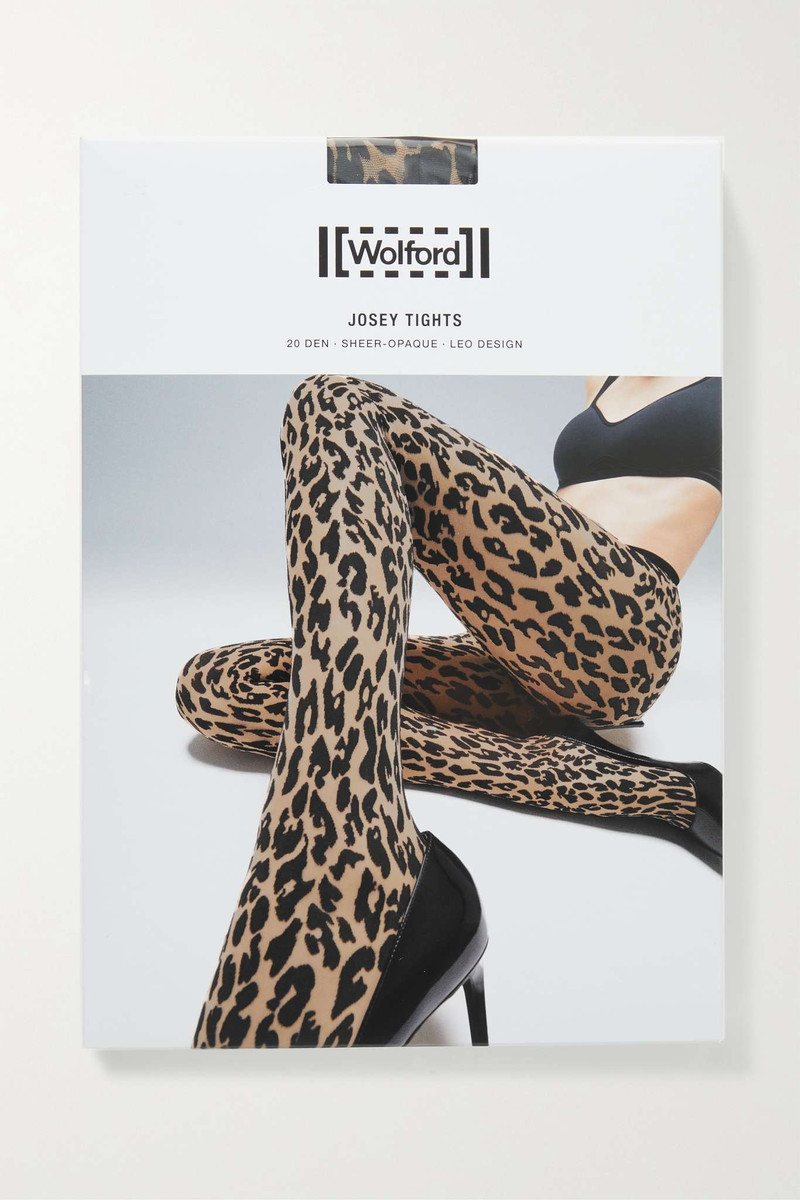 Josey 20 denier leopard-print tights 5