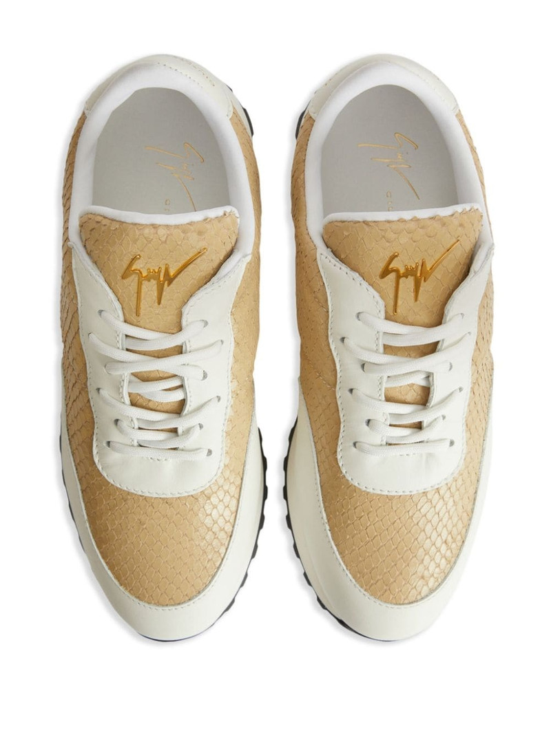 Jimi leather low-top sneakers 4