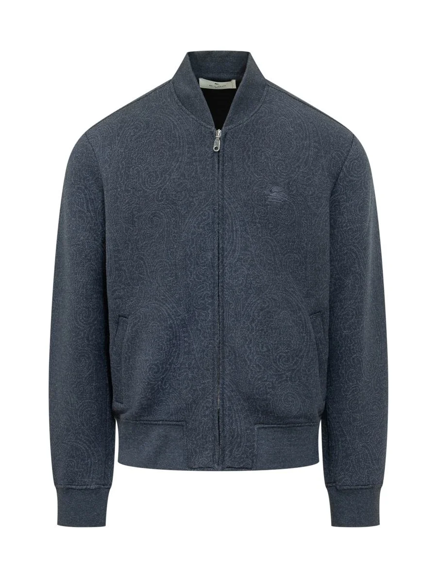 Etro Jacket With Zip And High Collar - 1