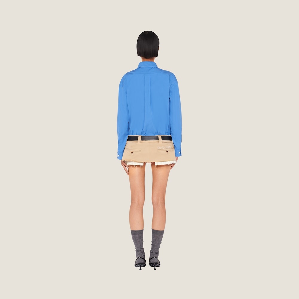 Oversized poplin shirt - 3