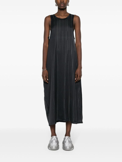 Y-3 striped twill maxi dress outlook