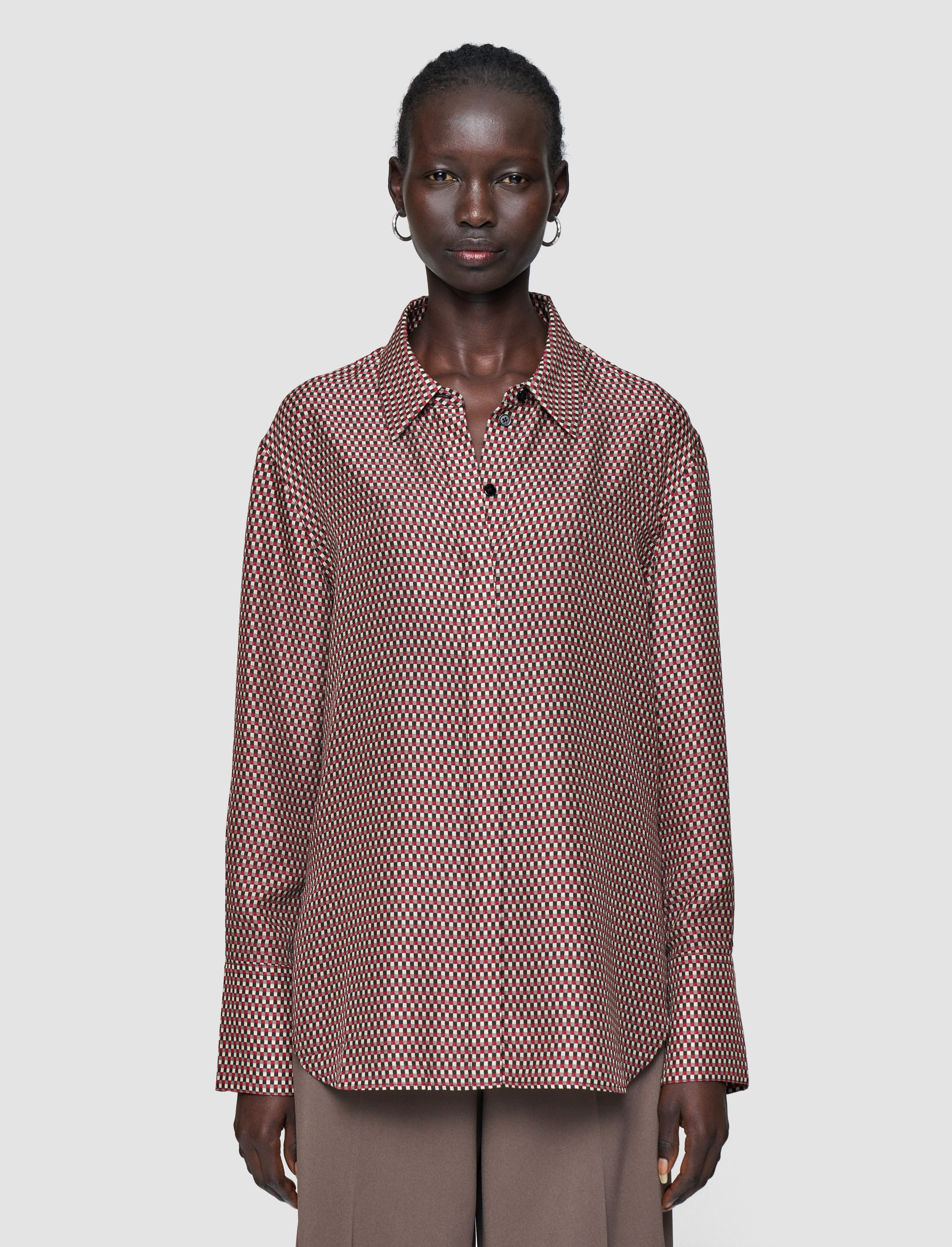 Joe Printed Silk Blend Blouse - 2
