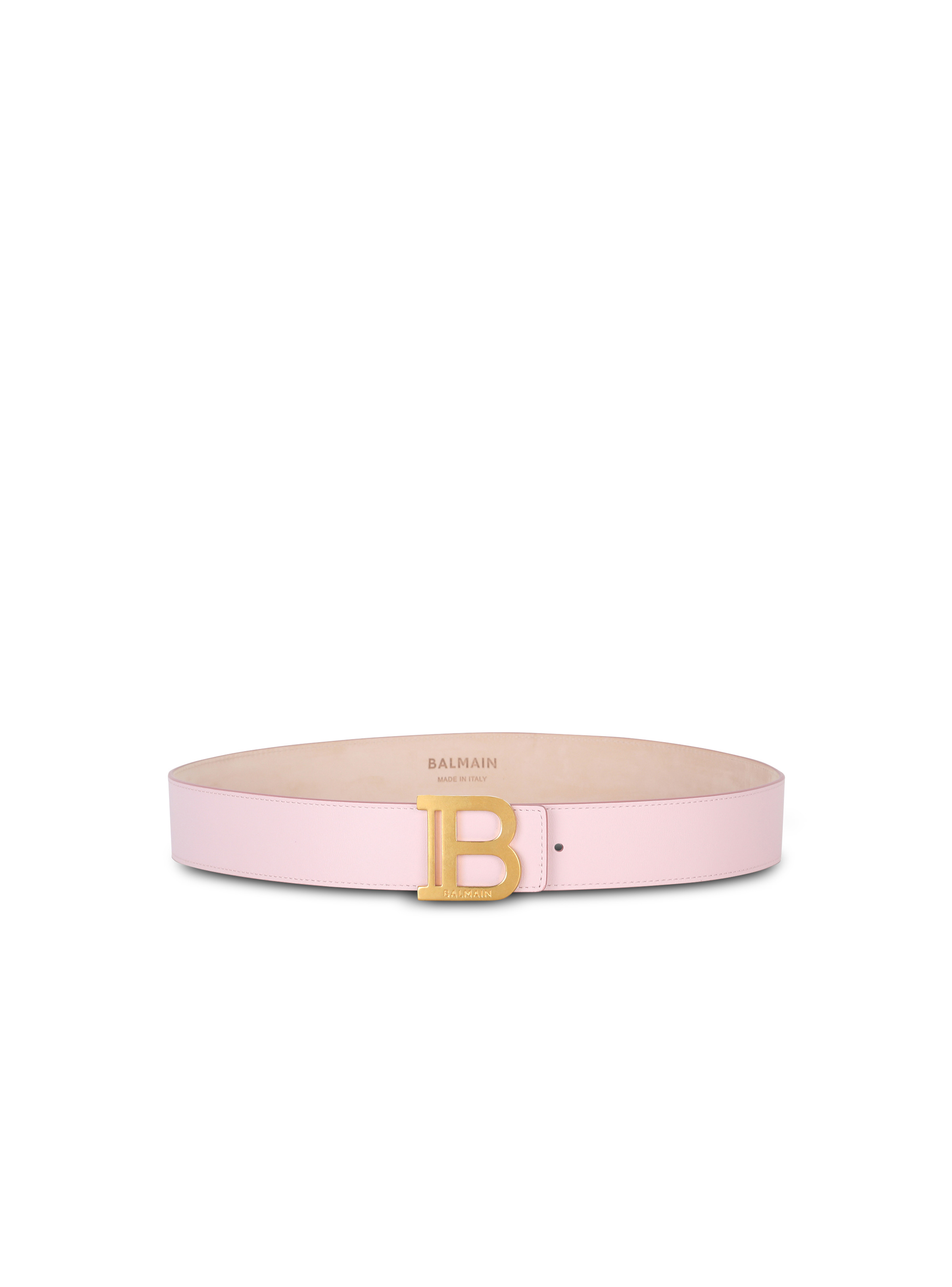 Smooth leather B-Belt belt - 1