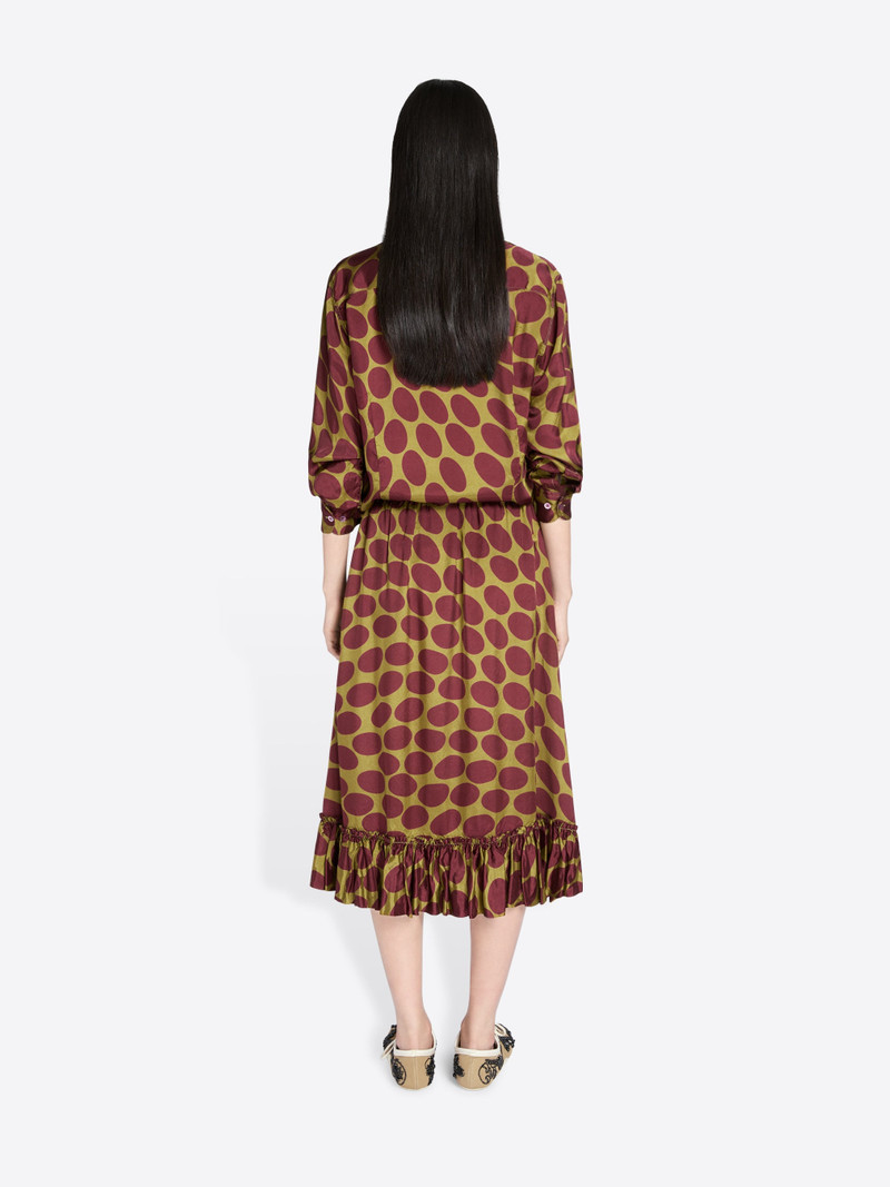 PRINTED RUFFLED SKIRT 4