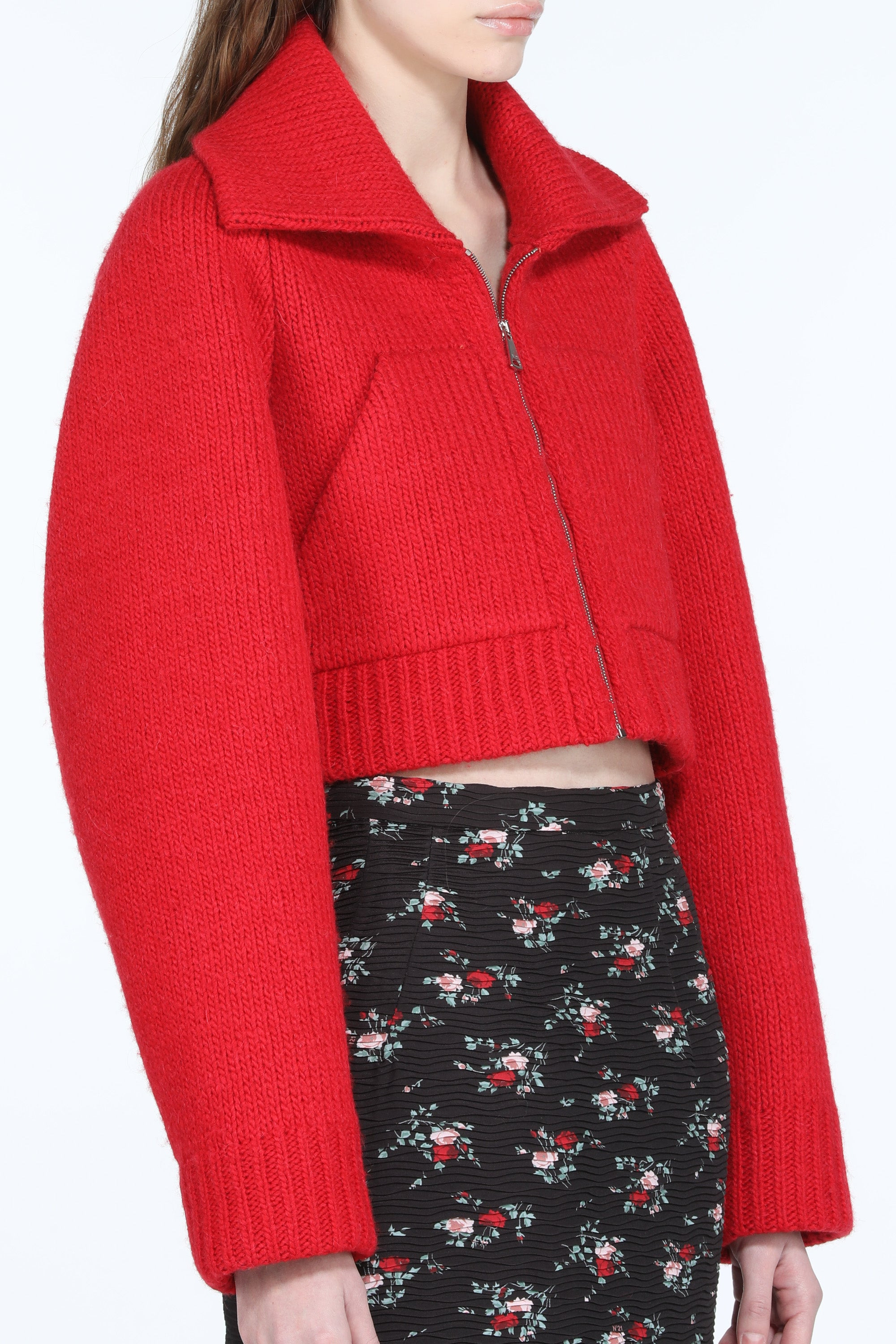 CROPPED ZIP CARDIGAN - 5