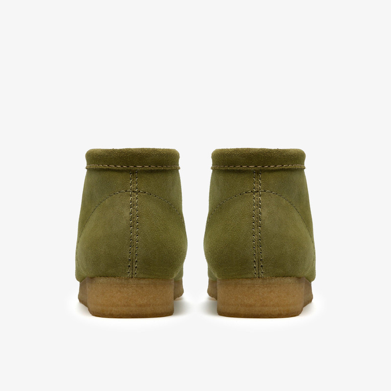 Wallabee Boot Green Suede 5
