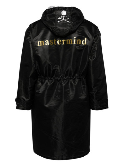MASTERMIND WORLD logo-print hooded coat outlook