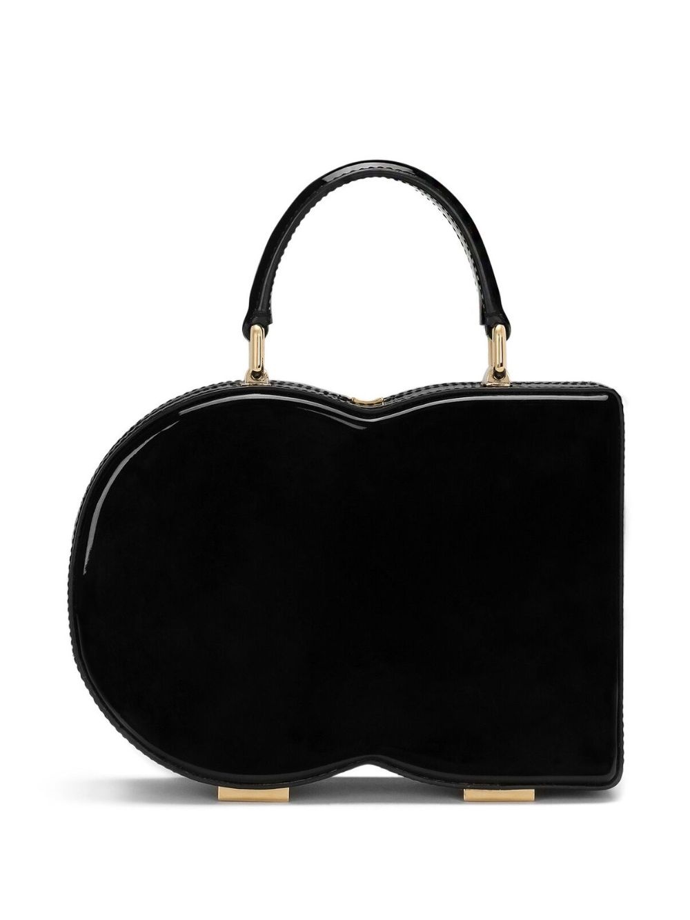 logo-embossed leather tote bag - 4