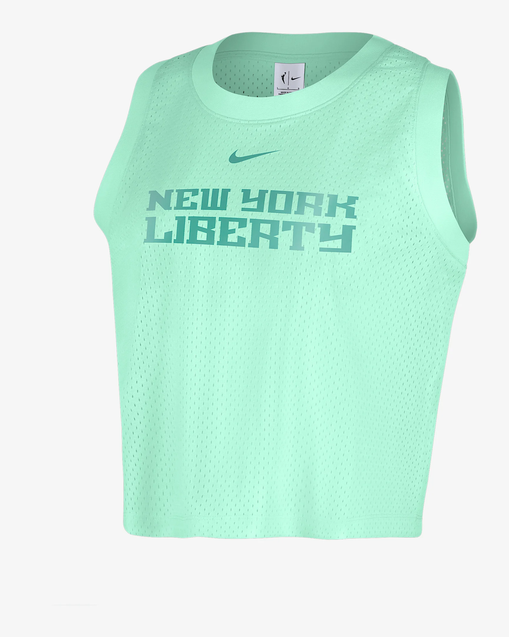 New York Liberty Women's Nike WNBA Mesh Tank Top - 1