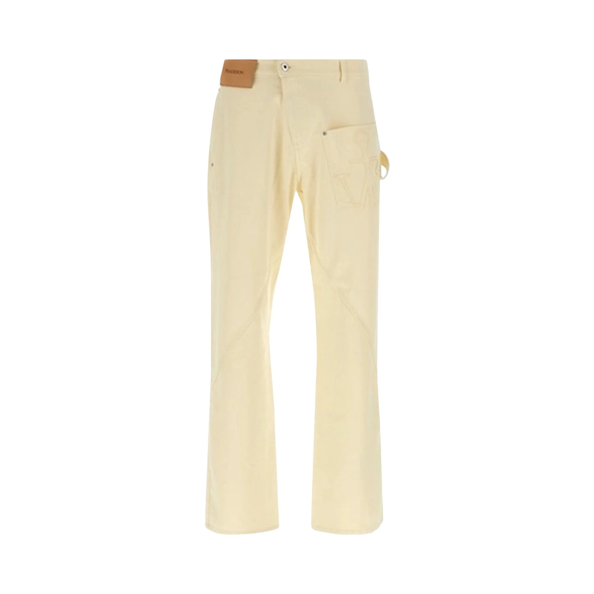 JW Anderson Twisted Workwear Trousers 'Lemon' - 1