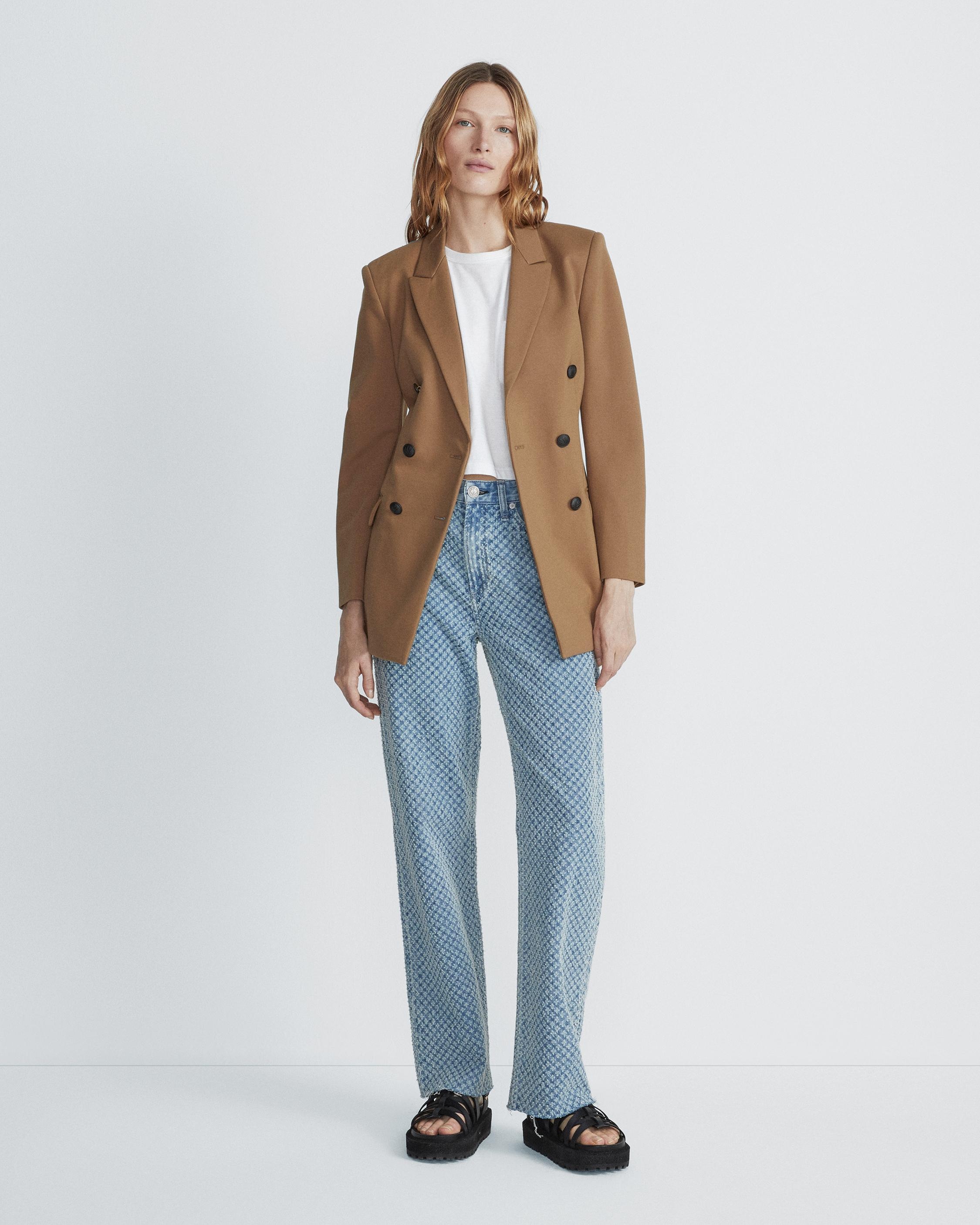 Logan Wide Leg - Indigo Tweed
Mid-Rise Rigid Jean - 7