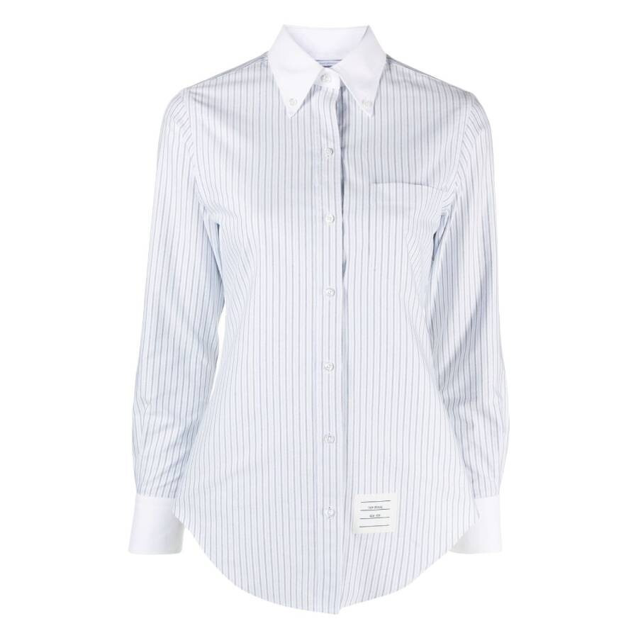 Thom Browne Stripe Oxford Classic Shirt - 5