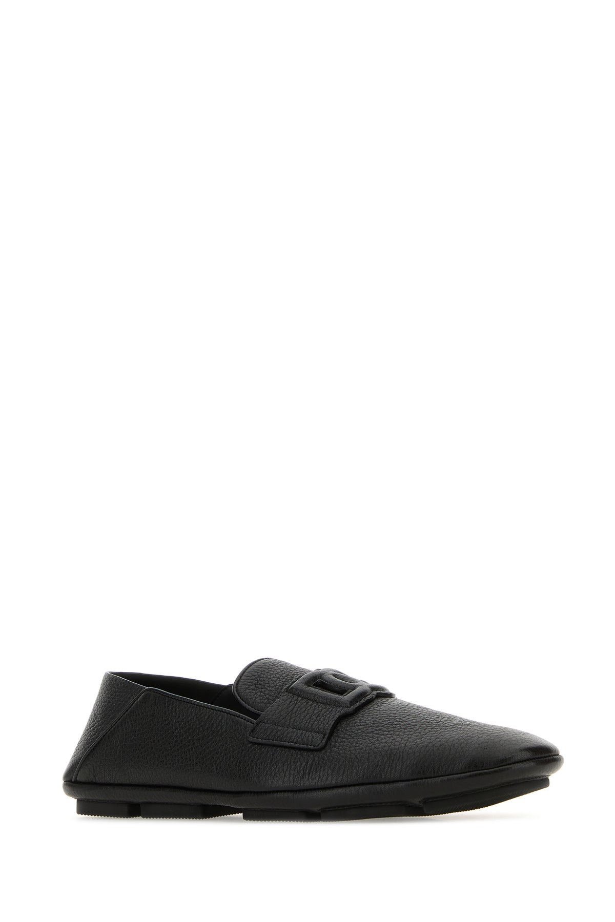 Black leather Driver loafers - 2