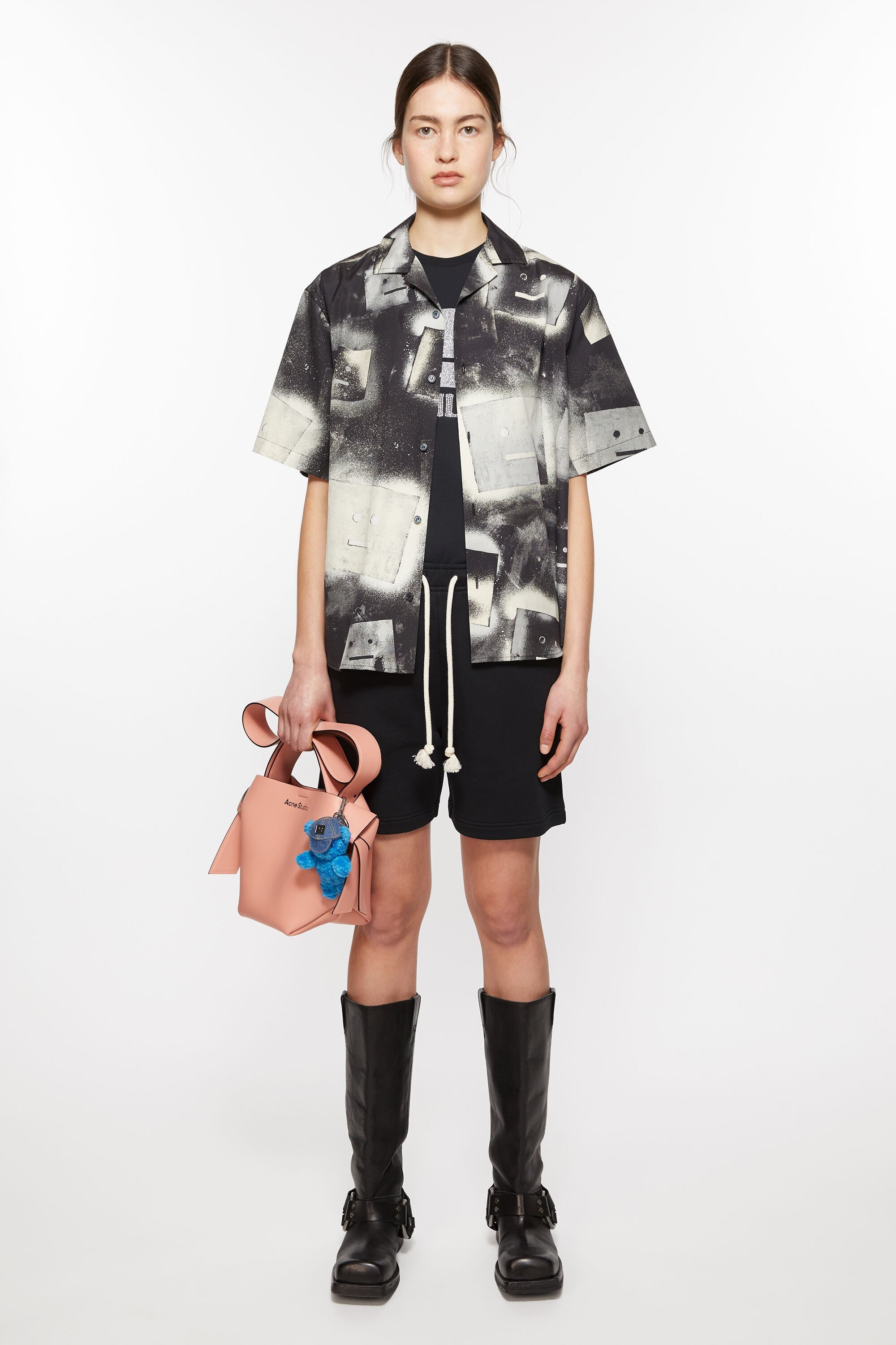 Fleece shorts - Black - 2