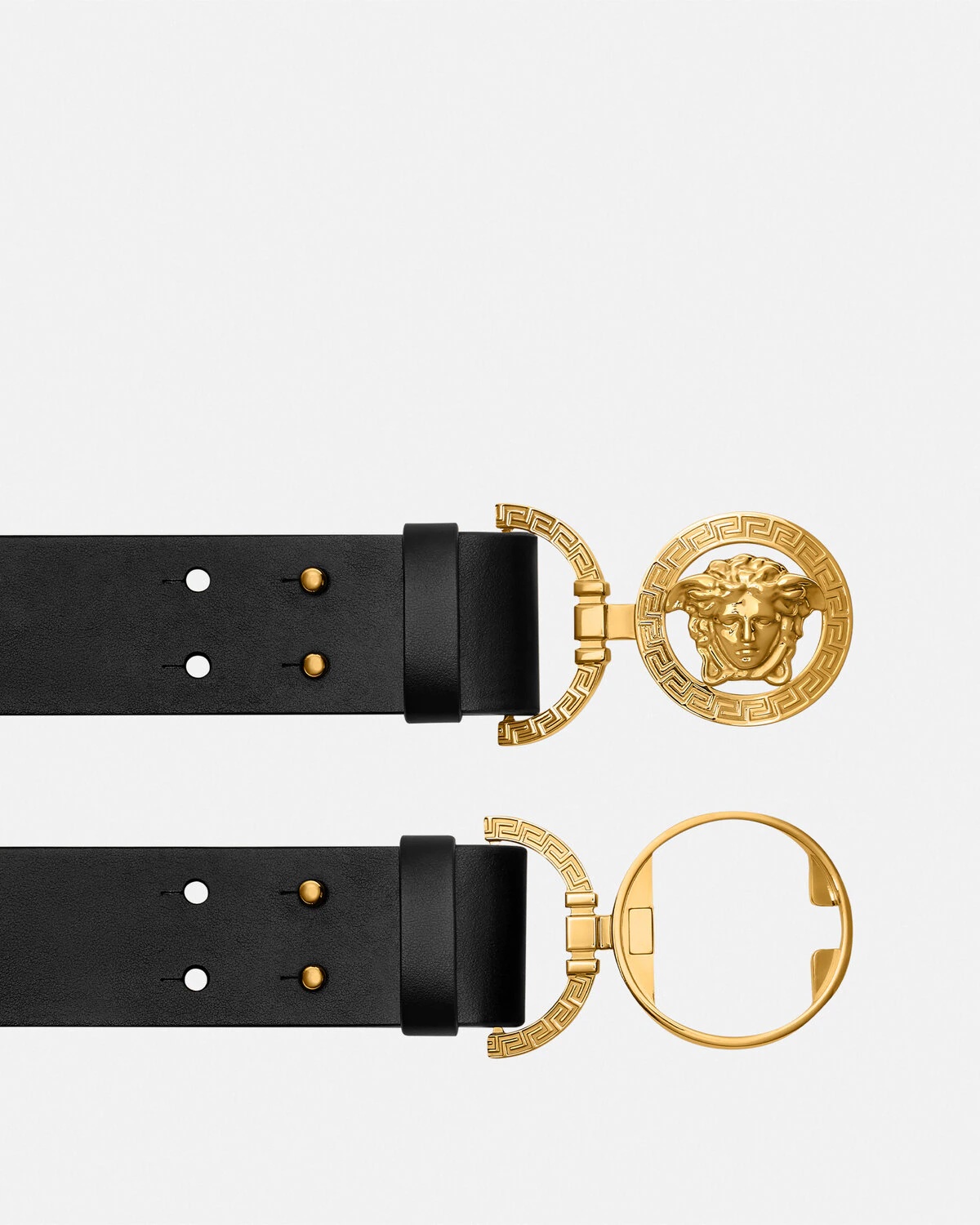 Medusa '95 Waist Leather Belt 4 cm - 2