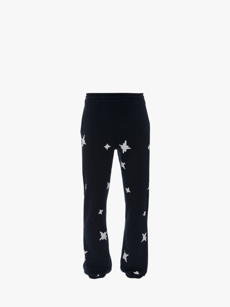REMBRANDT STAR PRINT TRACK PANTS 1