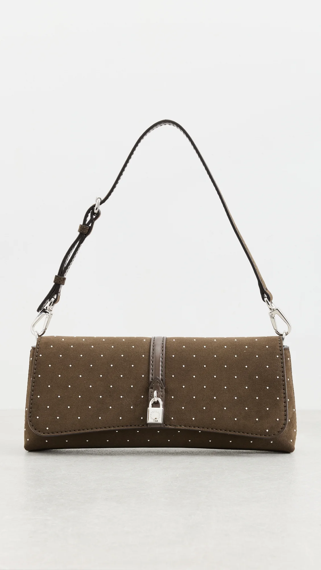 Ryder Pochette Shoulder Bag In Studded Alter Suede - 1