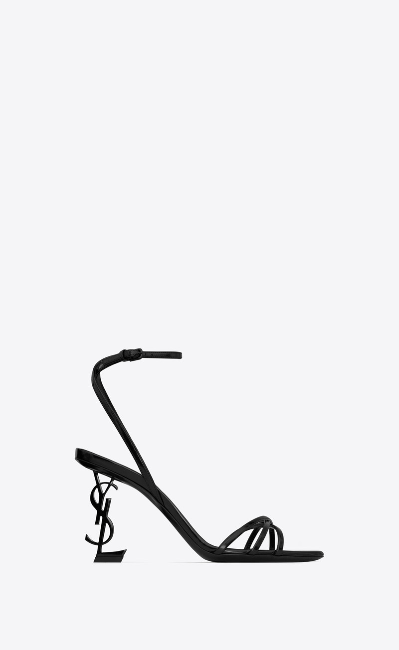 opyum sandals in glazed leather - 1