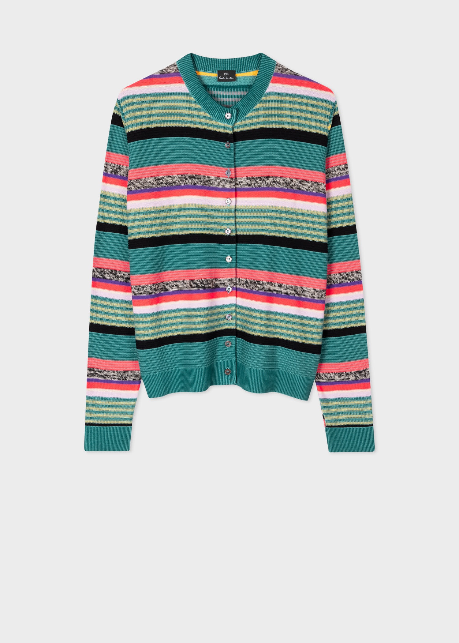 Organic Cotton 'Glass Stripe' Cardigan - 1