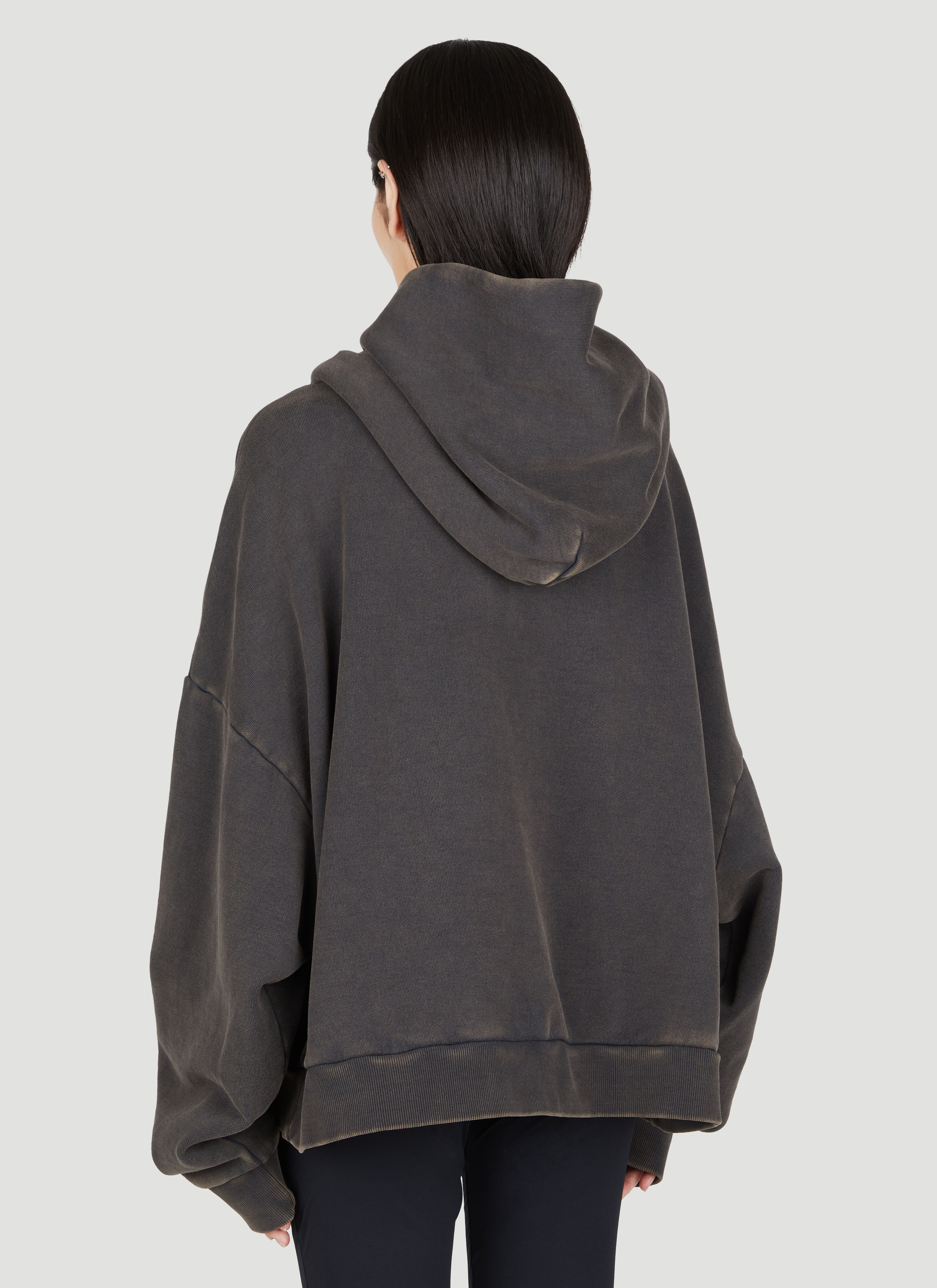 Washed Heavy Hooded Sweatshirt - 4