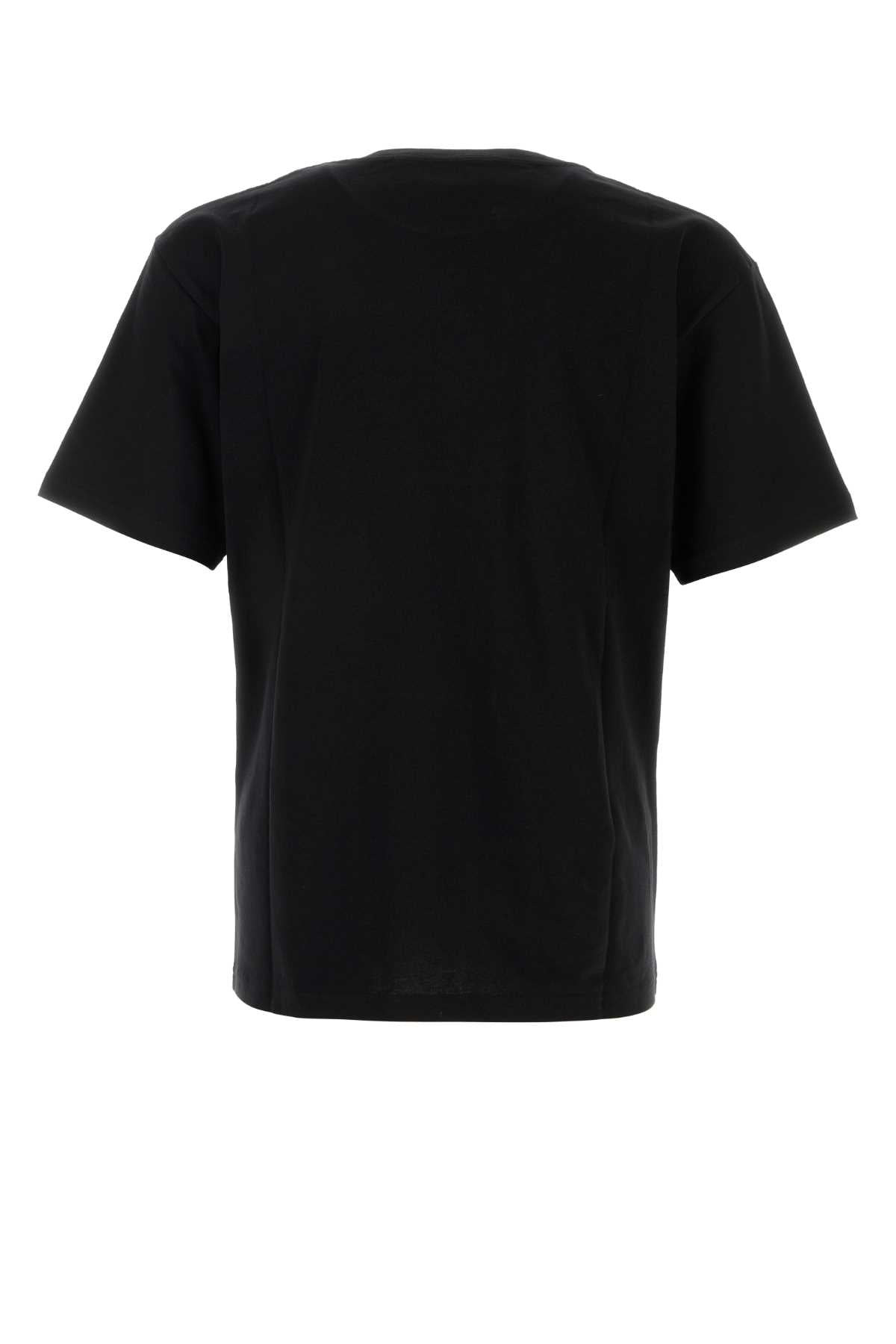 Valentino Garavani Men Black Cotton T-Shirt - 2