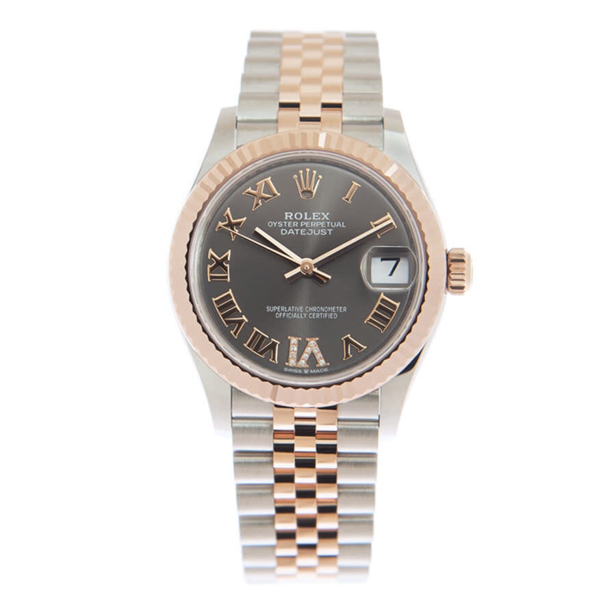 Rolex Datejust 31 Rhodium Diamond Dial Automatic Ladies Steel and 18kt Everose Gold Jubilee Watch 27 - 3