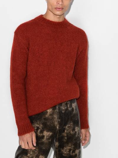 Ann Demeulemeester fine-knit long-sleeve jumper outlook